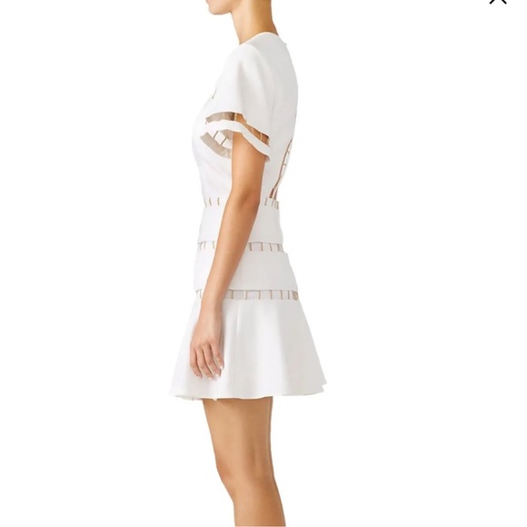 FINDERS KEEPERS TAILSMAN COCKTAIL MINI DRESS XLARGE IVORY LIKE NEW - Picture 6 of 10